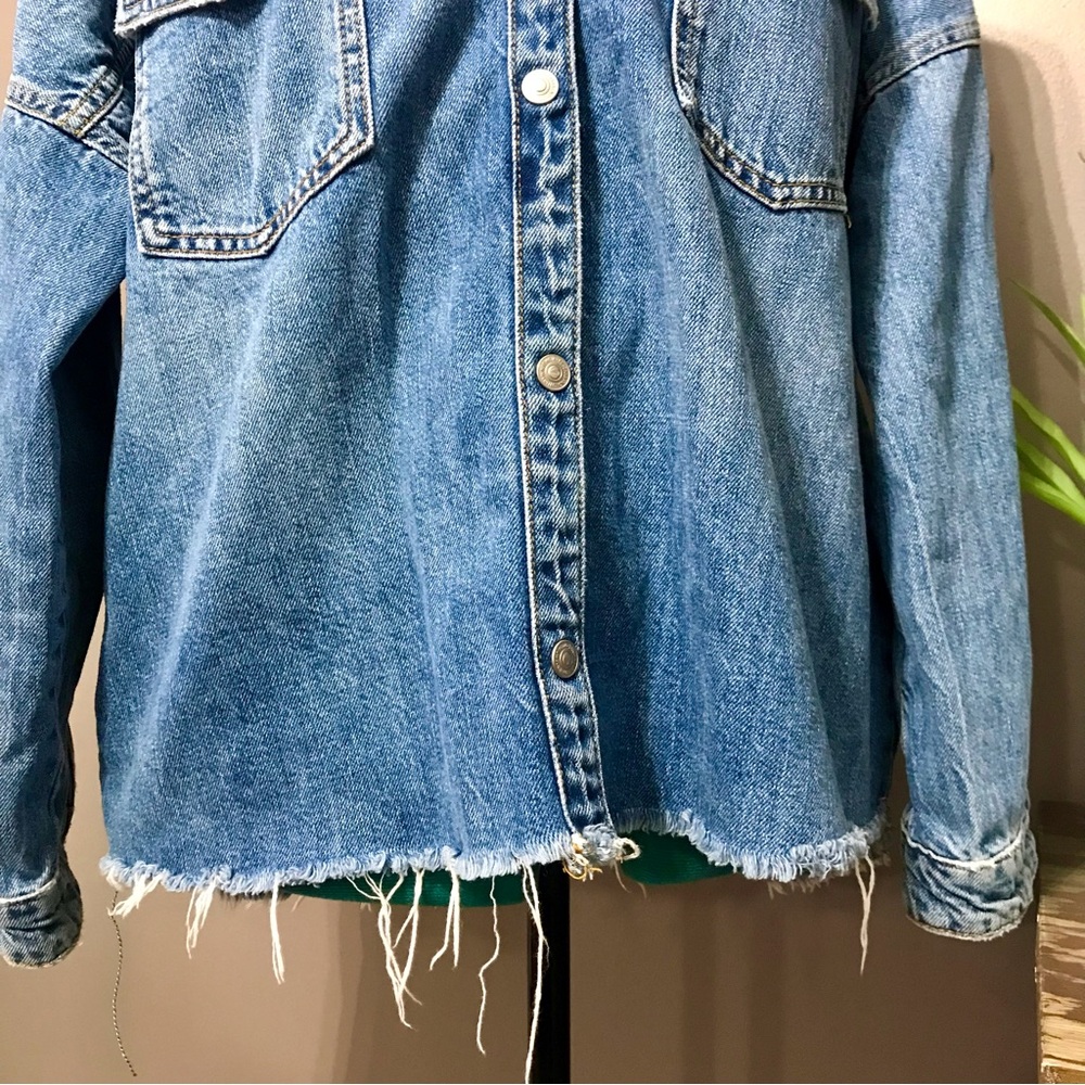 Zara The Denim Overshirt jacket - Picture 6 of 16